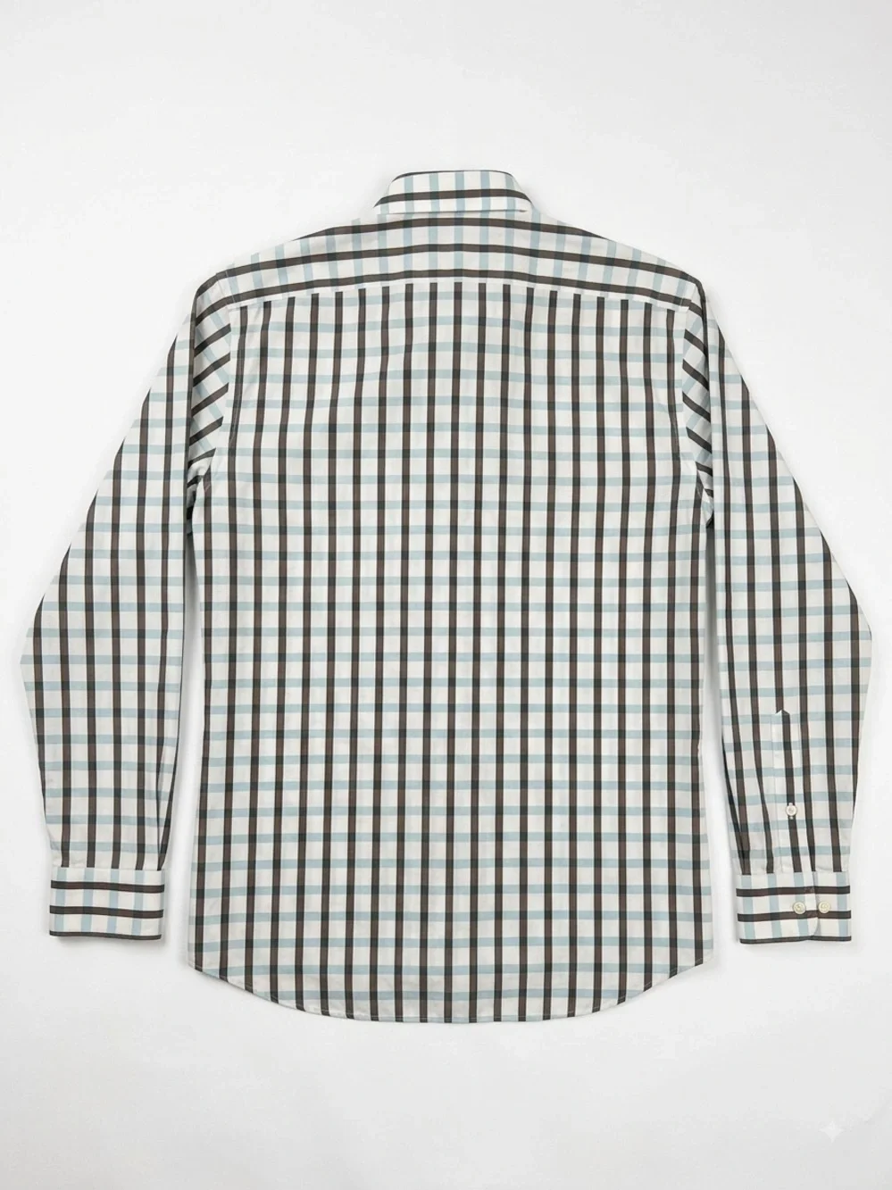 Banana Republic 100% Cotton Plaid Dress Shirt